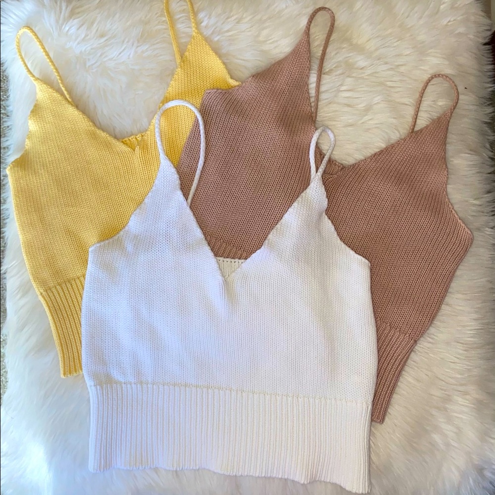 Brandy Melville Luna Knit Tank BUNDLE